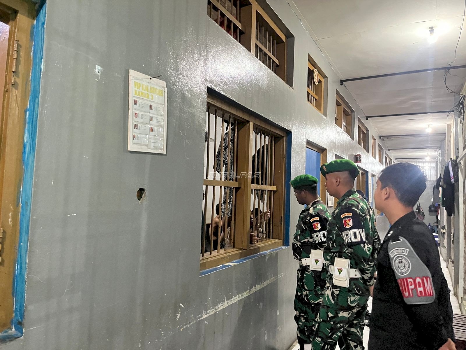 Sinergi Pengamanan, Lapas Tolitoli Terima Bantuan Pengamanan dari Kodim Tolitoli