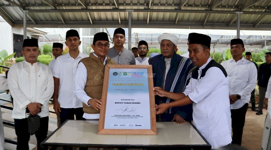 Lapas Batulicin Sambut Safari Ramadan Bupati Tanah Laut, Berikan Semangat Warga Binaan 