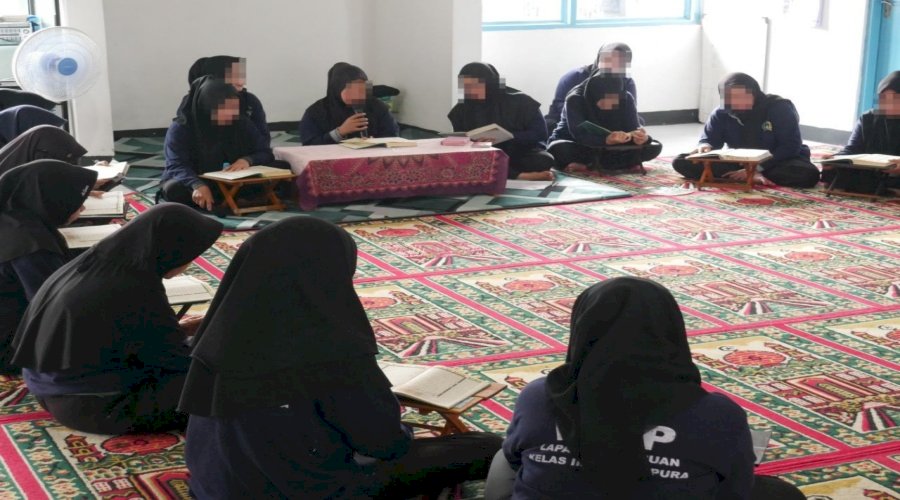 Ramadan di Lapas Perempuan Martapura, Warga Binaan Khidmat Tadarus Al-Qur’an