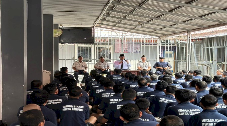 Karutan Tanjung Sosialisasikan Kegiatan Buka Puasa Bersama Keluarga Warga Binaan