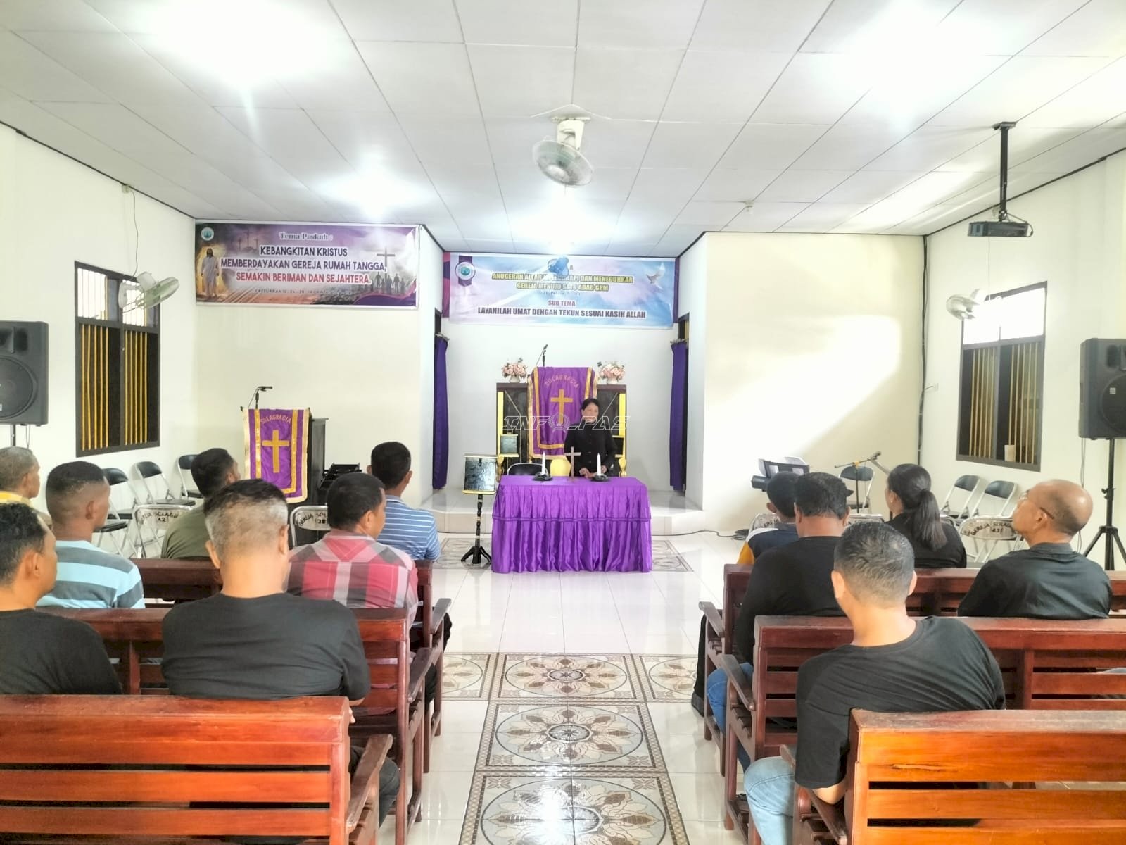 Perkuat Iman dan Karakter, Lapas Ambon Gandeng GPM Gelar Pembinaan Rohani