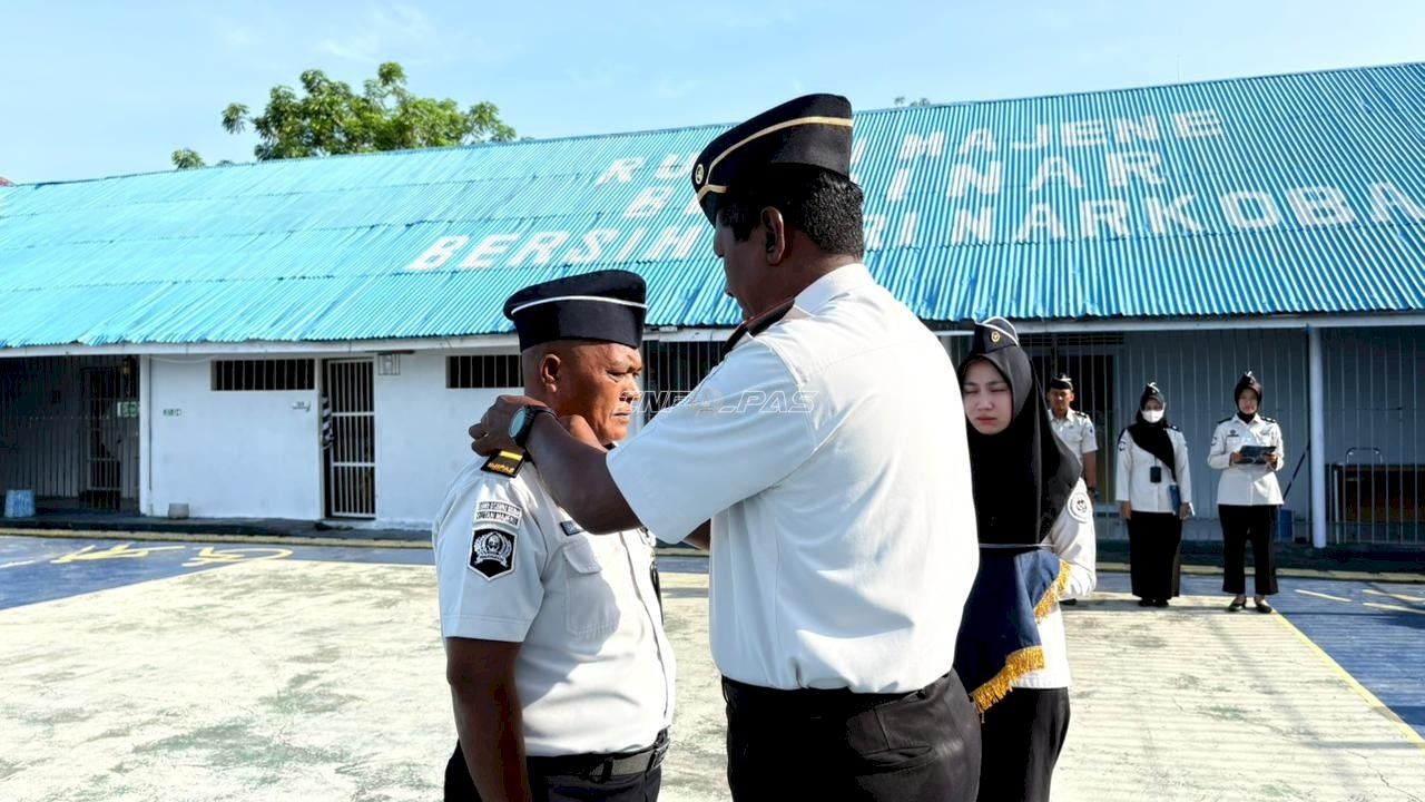 Bentuk Penghargaan Kinerja, Rutan Majene Laksanakan Pelantikan Kenaikan Pangkat