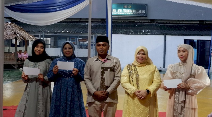 Petugas Lapas Perempuan Palembang Tampil Memukau pada Lomba Fashion Show Busana Karya Warga Binaan