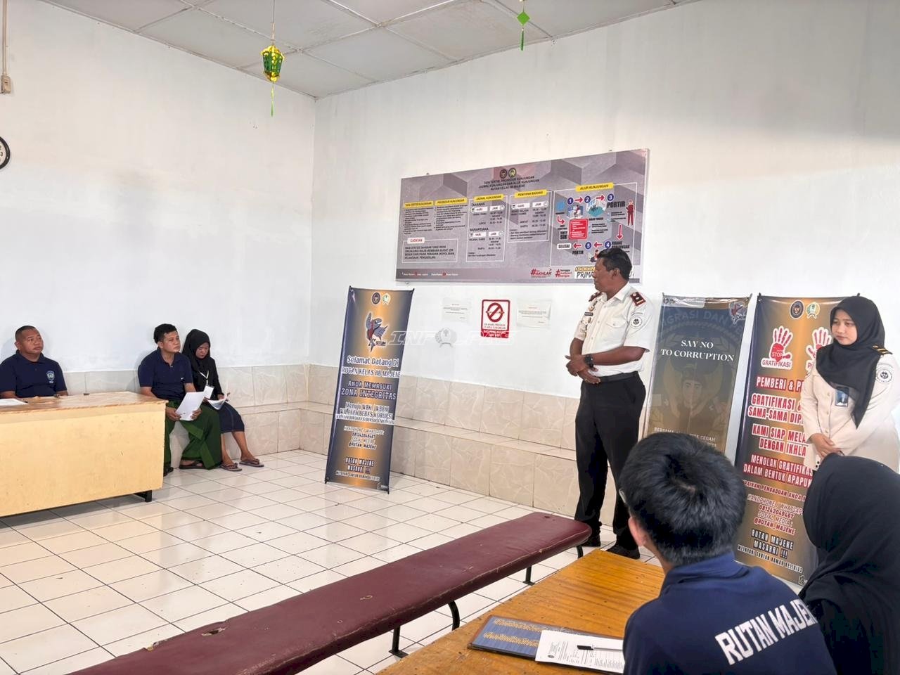 Rutan Majene Sosialisasikan Zona Integritas kepada Keluarga Warga Binaan