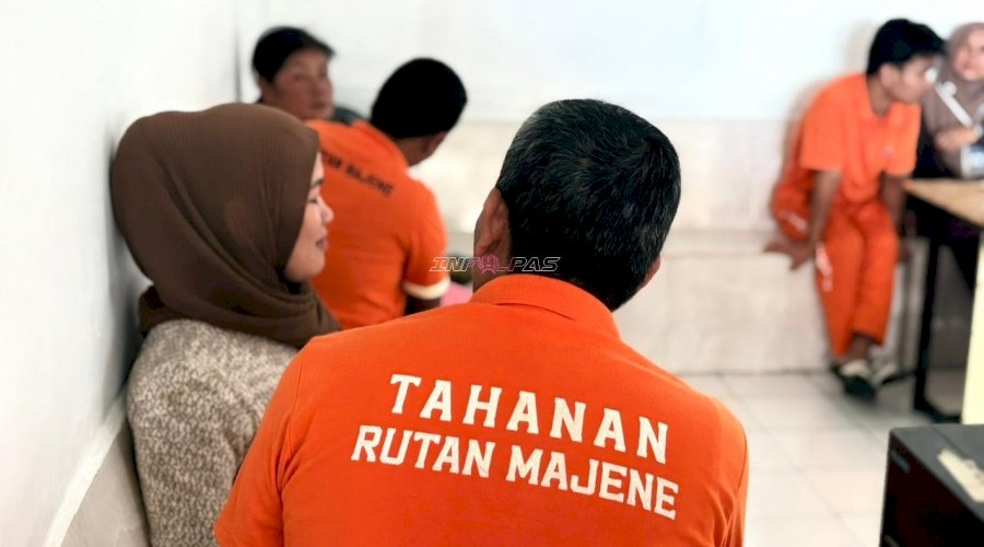 Layanan Kunjungan Ramadan Tetap Dibuka, Rutan Majene Fasilitasi Silaturahmi Warga Binaan dengan Keluarga