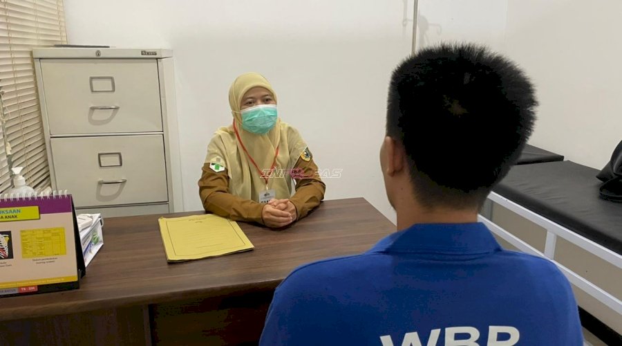 Pelayanan Kesehatan Optimal, Narapidana dan Tahanan Jalani Pengobatan di Klinik Pratama Rutan Pelaihari
