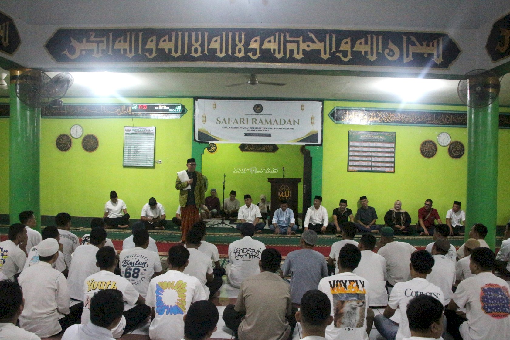 Safari Ramadan di Lapas Kendari, Kakanwil Ditjenpas Sultra Dorong Warga Binaan Perbaiki Diri