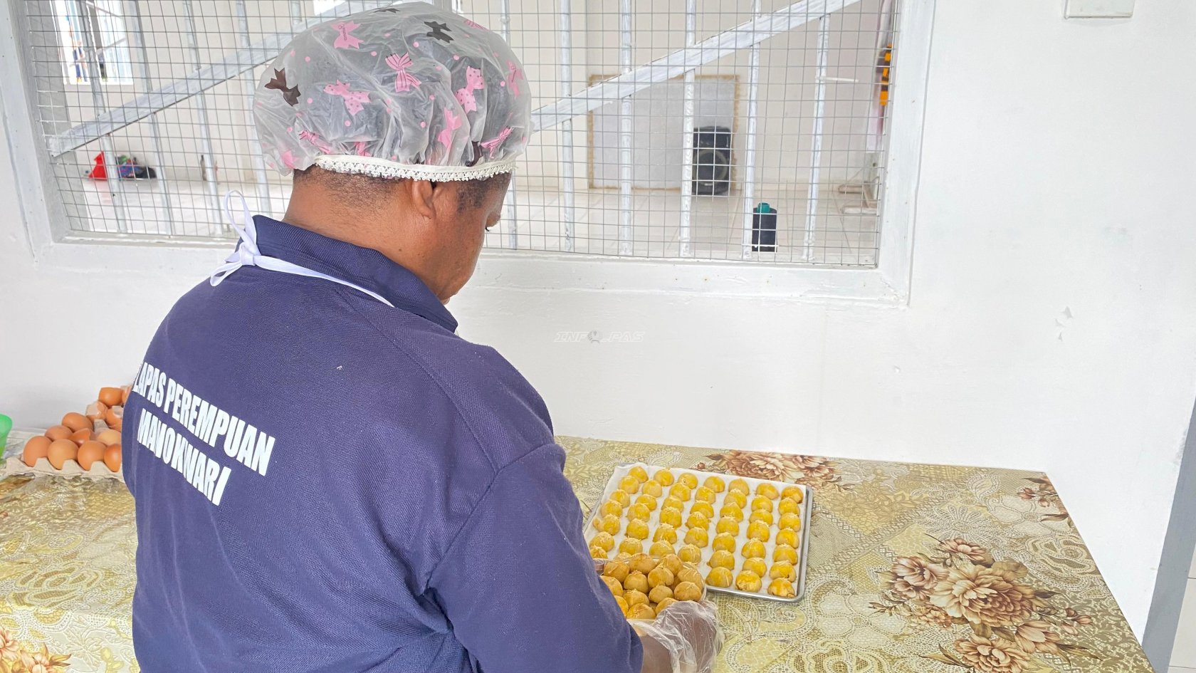 Asah Keterampilan, Warga Binaan Lapas Perempuan Manokwari Produksi Nastar