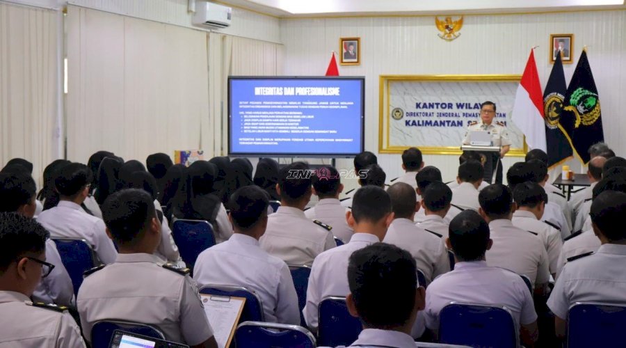 Kakanwil Ditjenpas Kalsel Perkuat Komitmen Disiplin dan Integritas Petugas Jelang Idulfitri