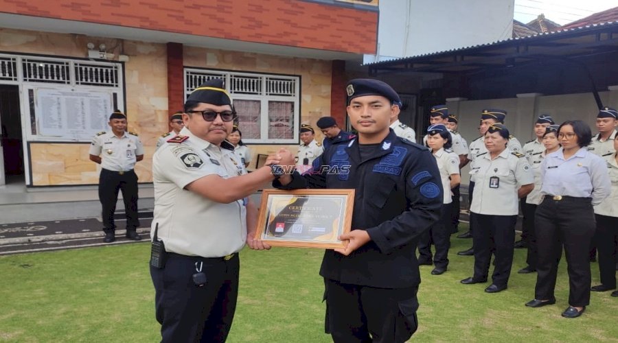 Bangun Budaya Kerja Berintegritas, Lapas Tabanan Tetapkan Petugas Teladan Periode Februari 2026