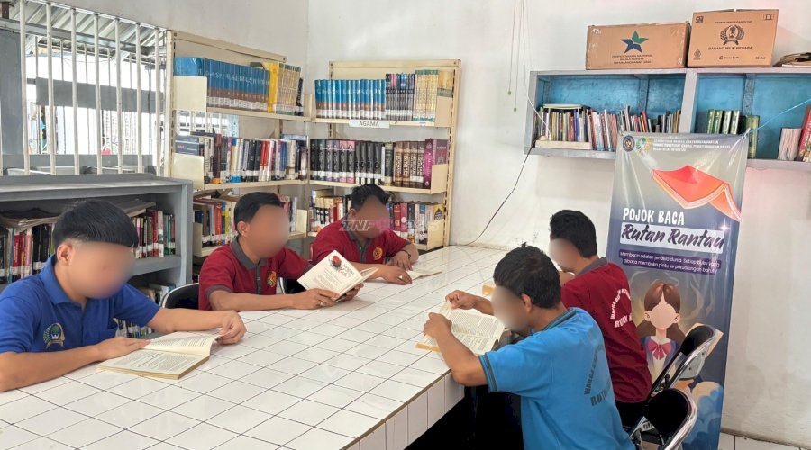 Melalui Buku, Warga Binaan Rutan Rantau Perluas Wawasan di Perpustakaan