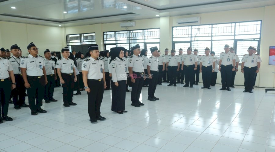 59 Petugas di Lingkungan Kanwil Ditjenpas Sultra Resmi Naik Pangkat melalui Jalur Penyesuaian Ijazah