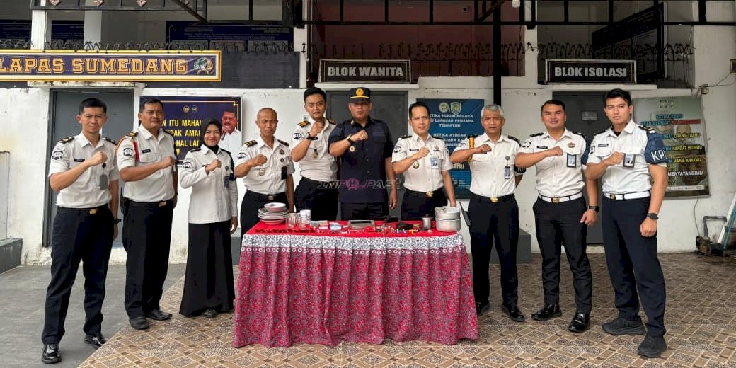Razia Mendadak Kamar Hunian, Lapas Sumedang Cegah Potensi Gangguan Keamanan