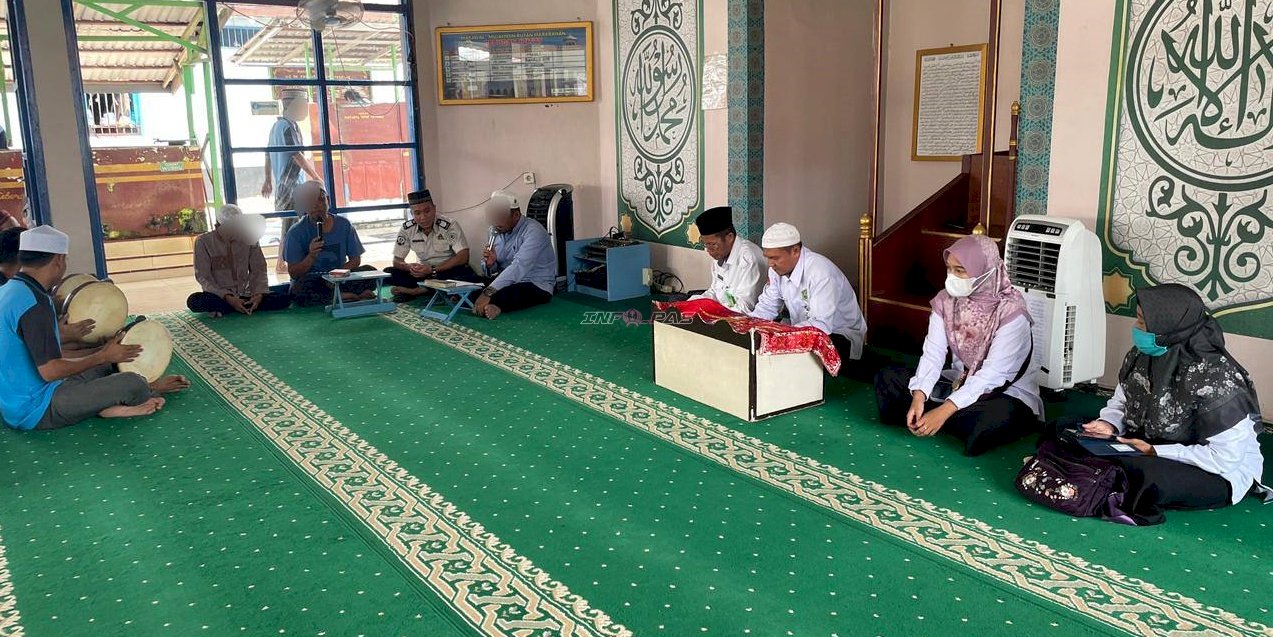 Perkuat Pembinaan Rohani, Rutan Marabahan Gandeng Kemenag Kab. Batola Gelar Ceramah Agama