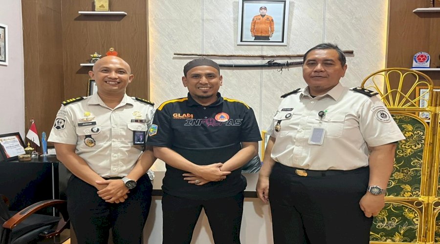 Perkuat Sinergi Penanggulangan Bencana, Lapas Kotabaru Koordinasi dengan BPBD Kab. Kotabaru