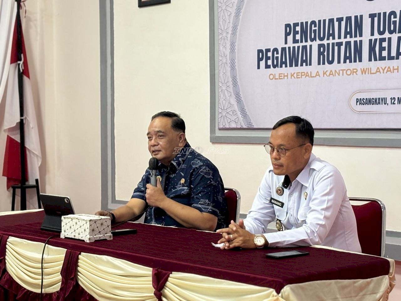 Kakanwil Ditjenpas Sulbar Ingatkan Pegawai Rutan Pasangkayu Jaga Disiplin dan Integritas