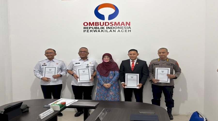 Kakanwil Ditjenpas Aceh Terima Hasil Penilaian Maladministrasi 2025, Komitmen Tingkatkan Kualitas Layanan