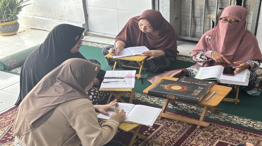 Warga Binaan Perempuan di Rutan Tanjung Tingkatkan Keimanan dan Ketakwaan lewat Pengajian
