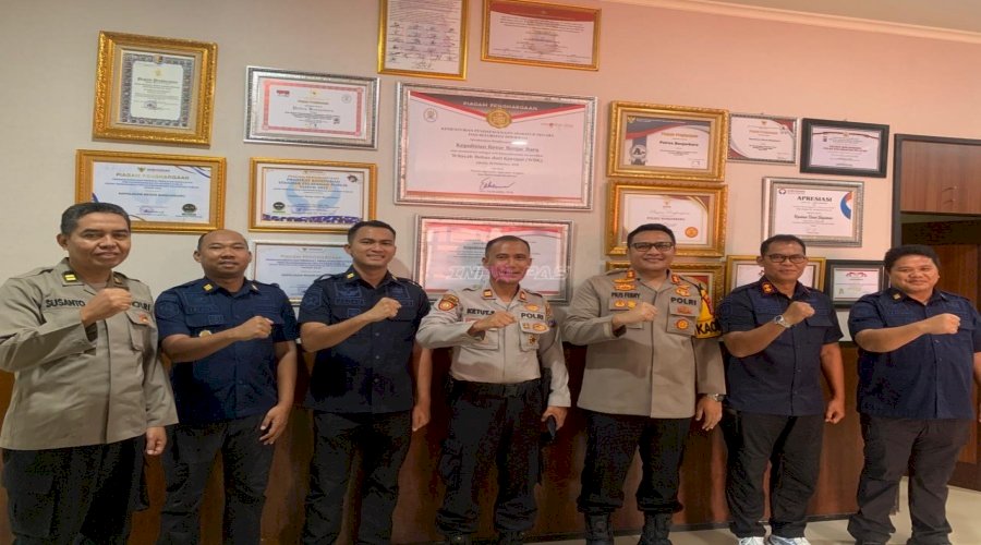 Koordinasi Pengamanan Lebaran, Lapas Banjarbaru Perkuat Sinergi dengan Polres Banjarbaru