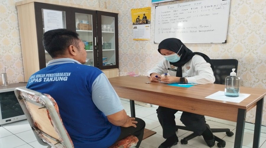 Lapas Tanjung Optimalkan Pelayanan Medis bagi Warga Binaan selama Ramadan