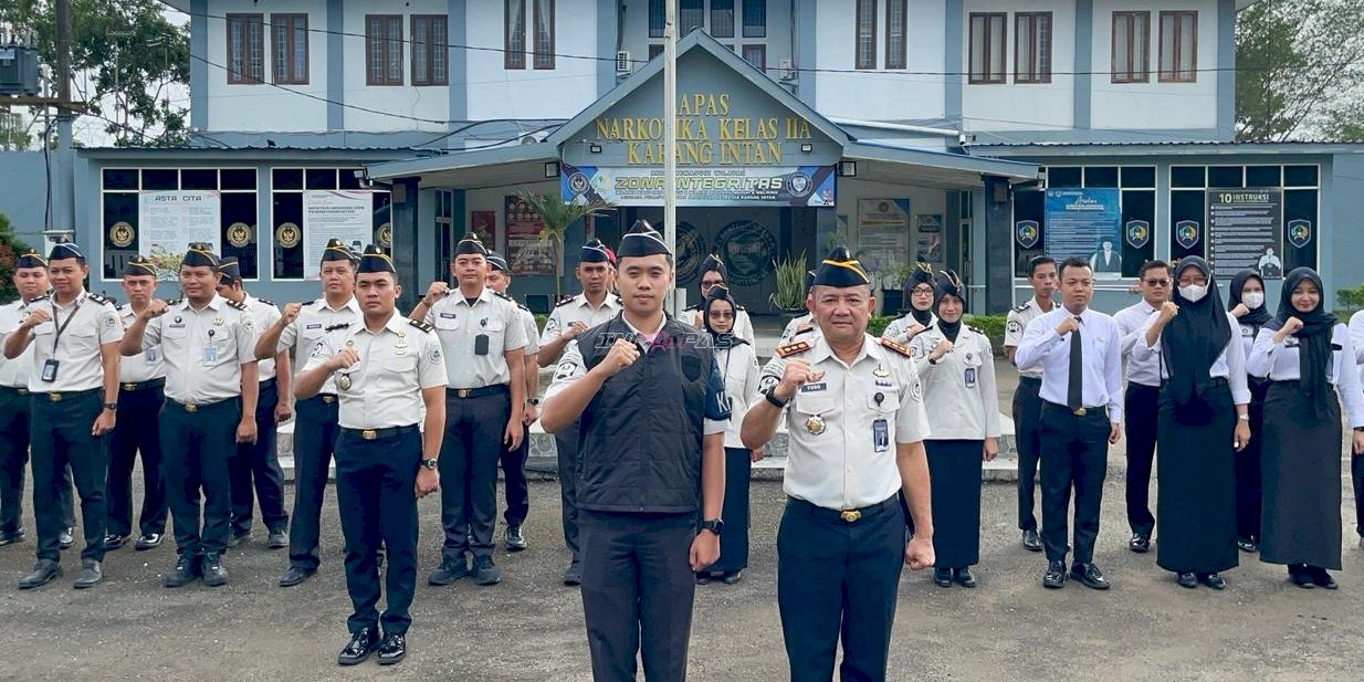 Langkah Nyata Menuju WBBM, Kalapas Narkotika Karang Intan Resmi Kukuhkan Agen Perubahan