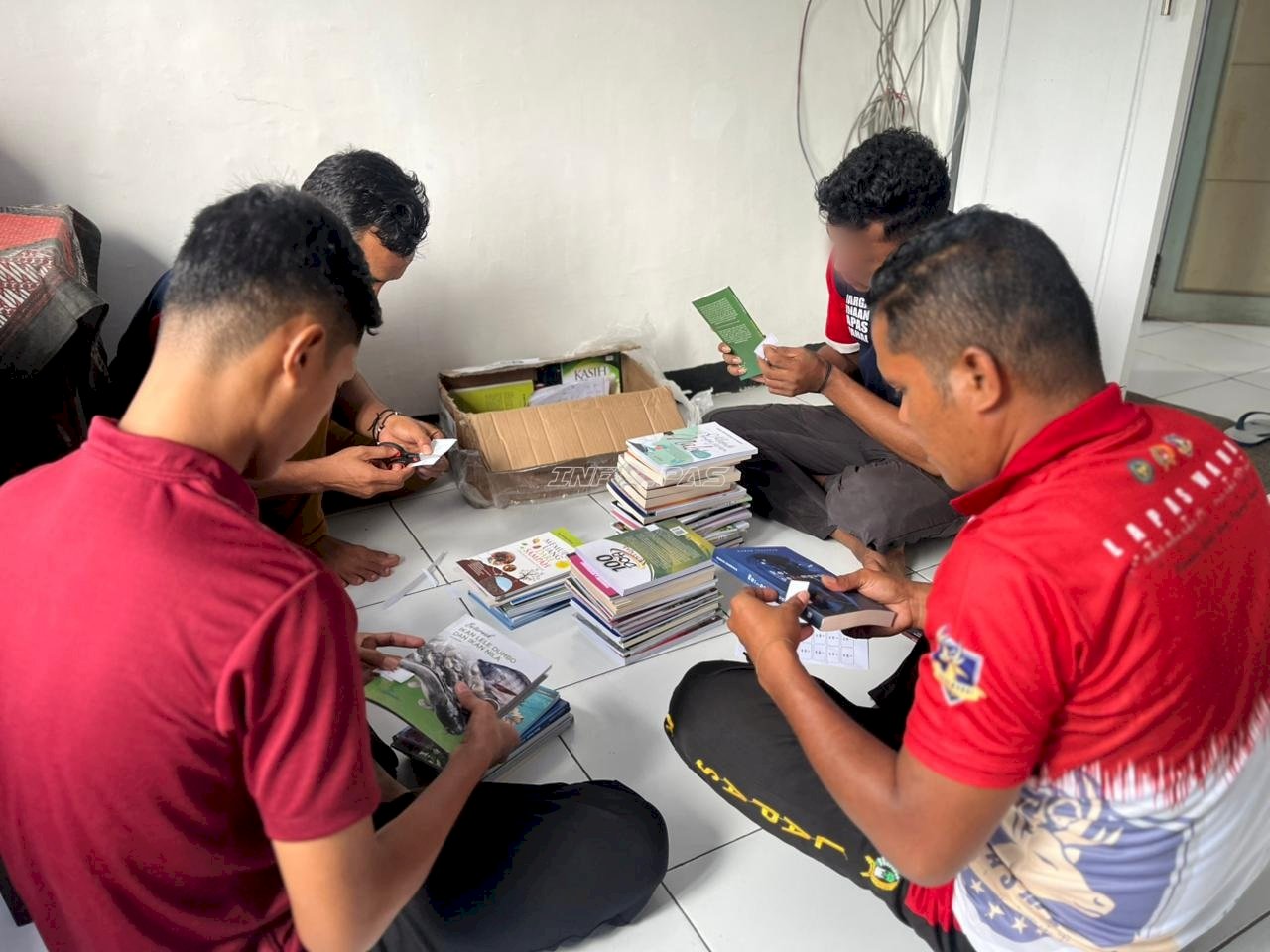 Lapas Wahai Modernisasi Perpustakaan, Labeling Buku Permudah Akses Bacaan Warga Binaan