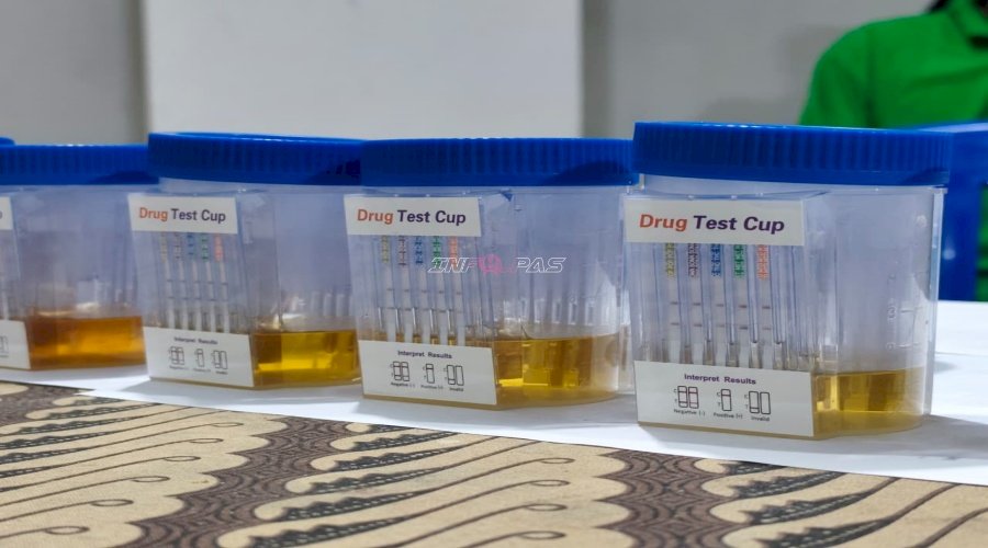 Perkuat Komitmen Zero Narkoba, Rutan Pelaihari Tes Urine  Petugas dan Warga Binaan