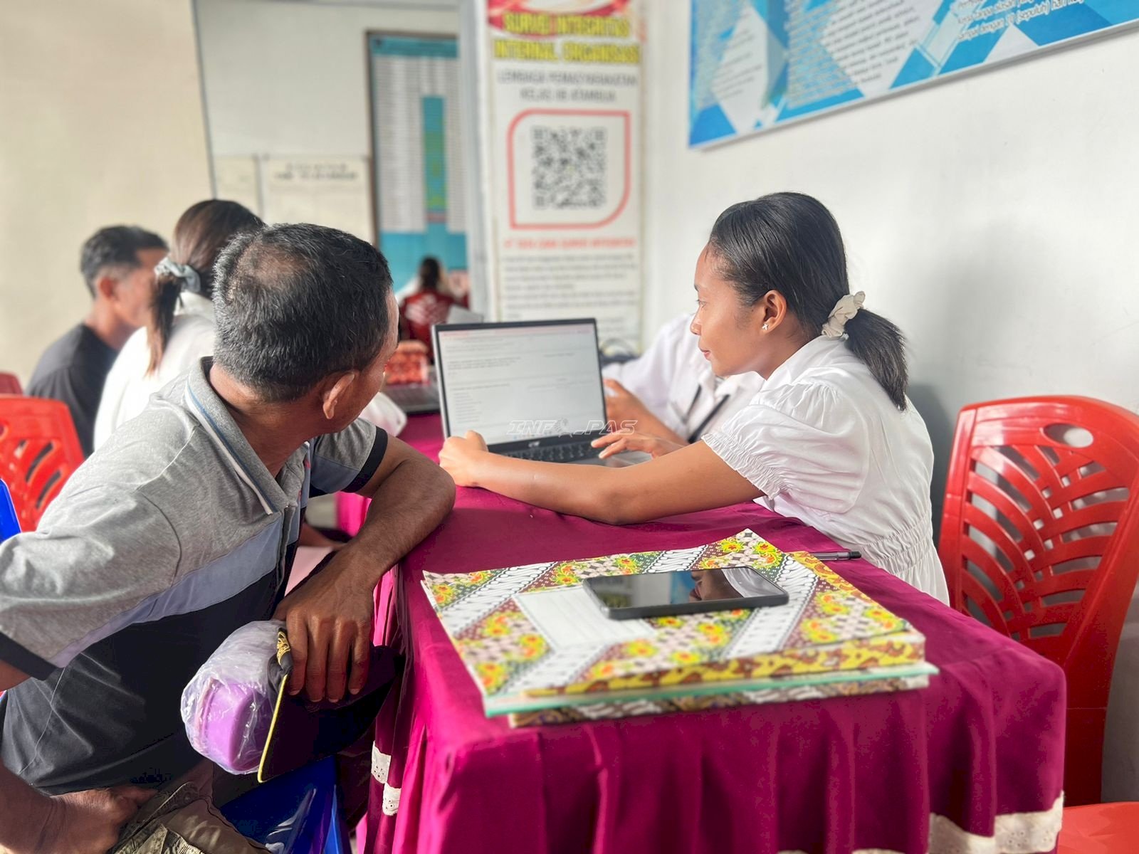 Dukung Evaluasi Layanan, Lapas Atambua Fasilitasi Pengisian Survei SPAK-SPKP