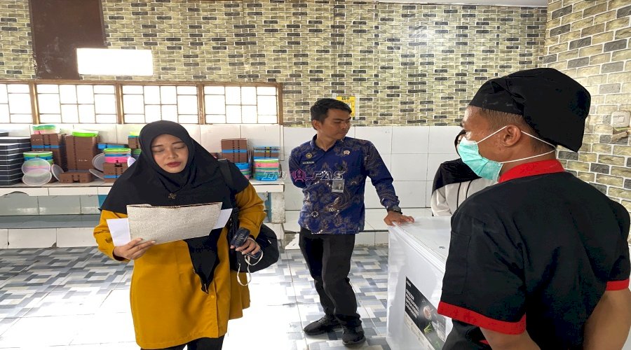 Menuju Dapur Sehat, Lapas Luwuk Jalani Survei Sertifikasi Laik Higiene