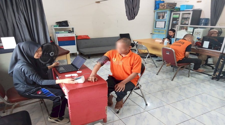 Rutan Marabahan Berikan Layanan Kesehatan dan Deteksi Dini Penyalahgunaan Narkotika bagi Warga Binaan