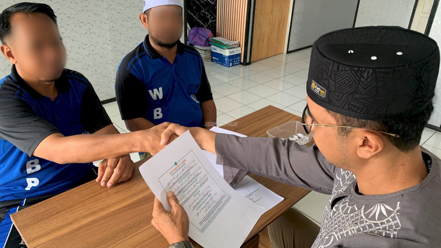 Lapas Tanjung Fasilitasi Warga Binaan Tunaikan Zakar Fitrah