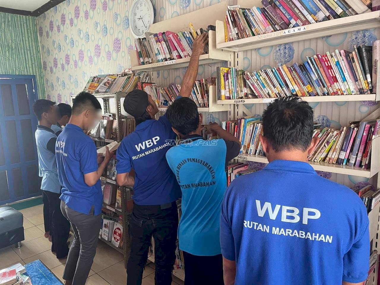 Bangun Budaya Literasi, Rutan Marabahan Ajak Warga Binaan Gemar Membaca
