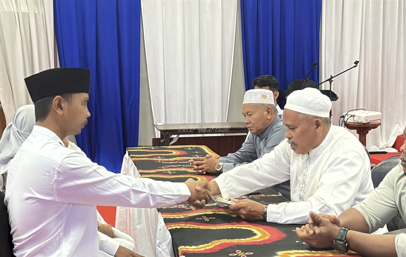 Penuhi Hak, Lapas Batulicin Fasilitasi Pernikahan Warga Binaan