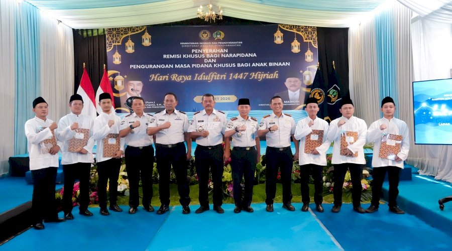 Dirjenpas Serahkan RK Idulfitri 1447 Hijriah di Lapas Narkotika Gunung Sindur