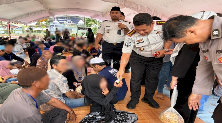 Sentuhan Hangat Kalapas Banjarmasin, Snack Kecil Hadirkan Senyum Anak Warga Binaan di Hari Raya