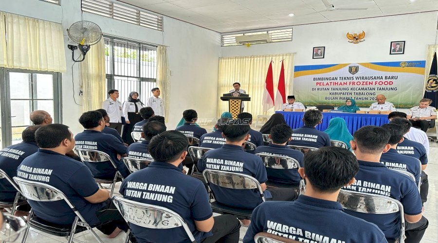 Rutan Tanjung Selenggarakan Bimtek Wirausaha Frozen Food bersama Disnaker Kab. Tabalong