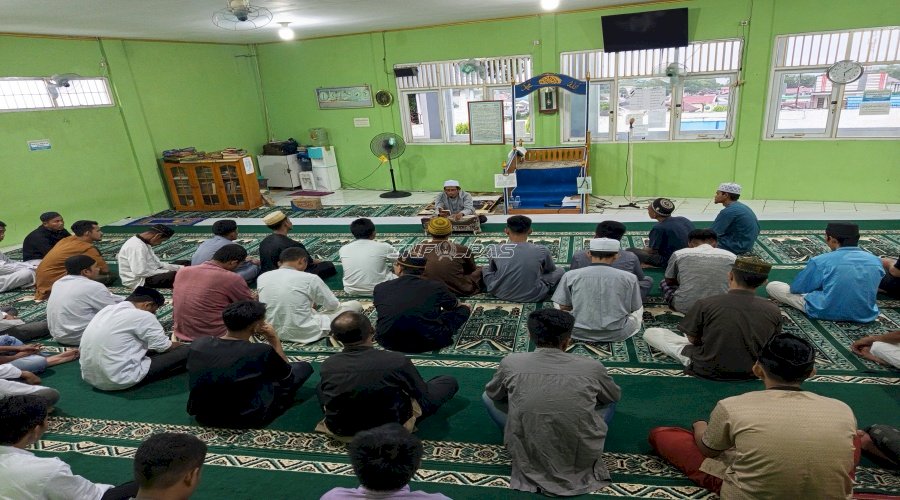 Siraman Rohani di Masjid Lapas Kotabaru, Perkuat Nilai Spiritual Warga Binaan