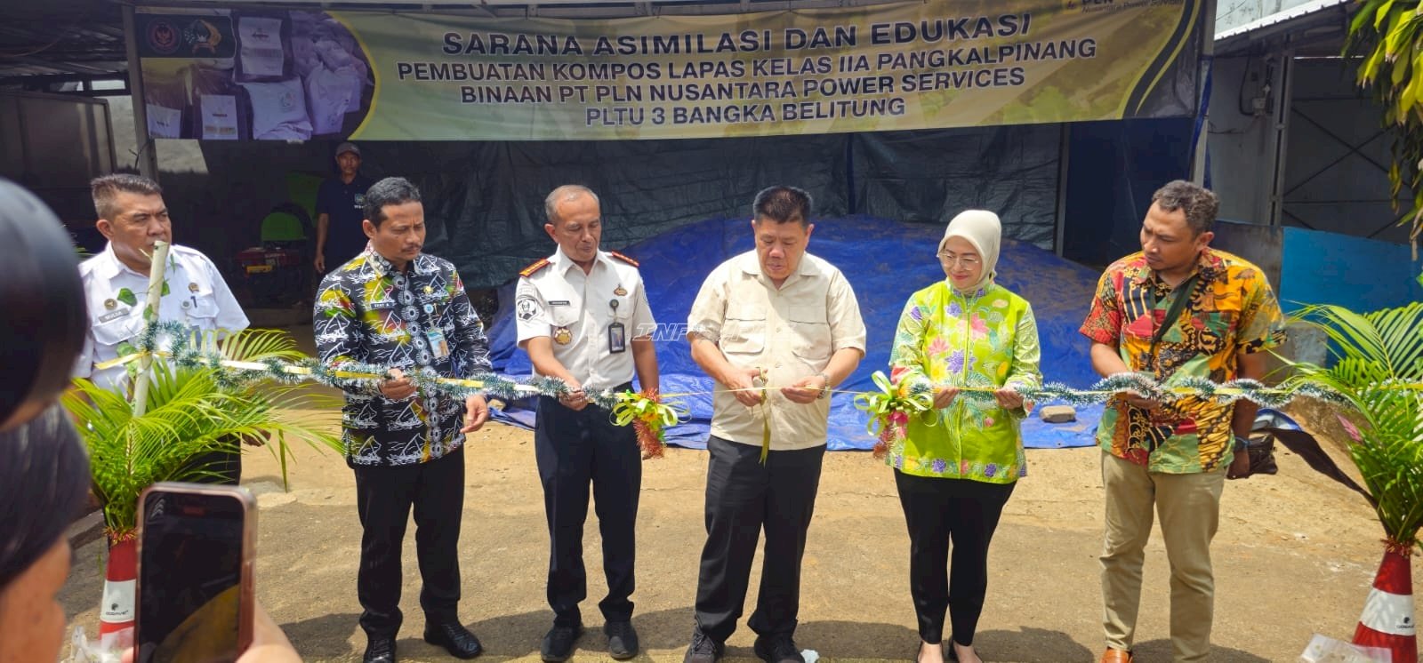 Lapas Pangkalpinang Kirim 6,5 Ton Kompos, Pembinaan Warga Binaan Diapresiasi Gubernur