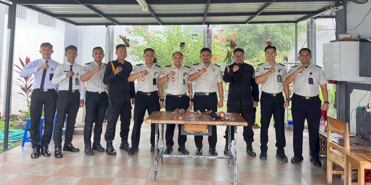 Usai Kunjungan Idulfitri, Lapas Pemuda Madiun Gelar Razia Kamar Hunian 