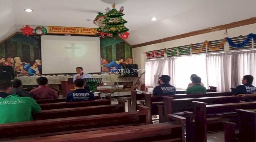 Siraman Rohani di Lapas Banjarmasin, Warga Binaan Kristiani Dikuatkan lewat Ibadah Penuh Kasih