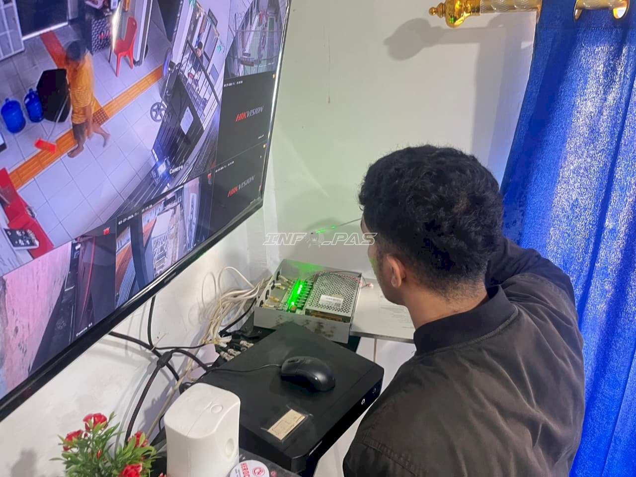 Perketat Pengamanan, Lapas Wahai Revitalisasi CCTV Pintu Portir