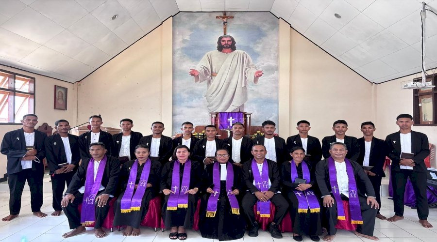 Sebanyak 13 Warga Binaan Lapas Saumlaki Resmi Diteguhkan Jadi Anggota Sidi Baru