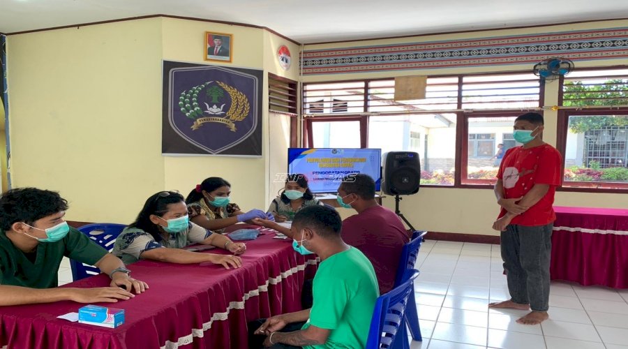 Semarak HBP Ke-62, Lapas Atambua Gelar Penyuluhan dan Pemeriksaan Warga Binaan dan Keluarga 