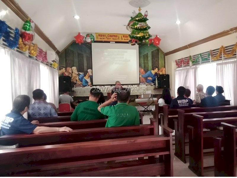 Pesan Ciptaan Baru Menggema, Warga Binaan Kristiani Lapas Banjarmasin Dikuatkan lewat Ibadah