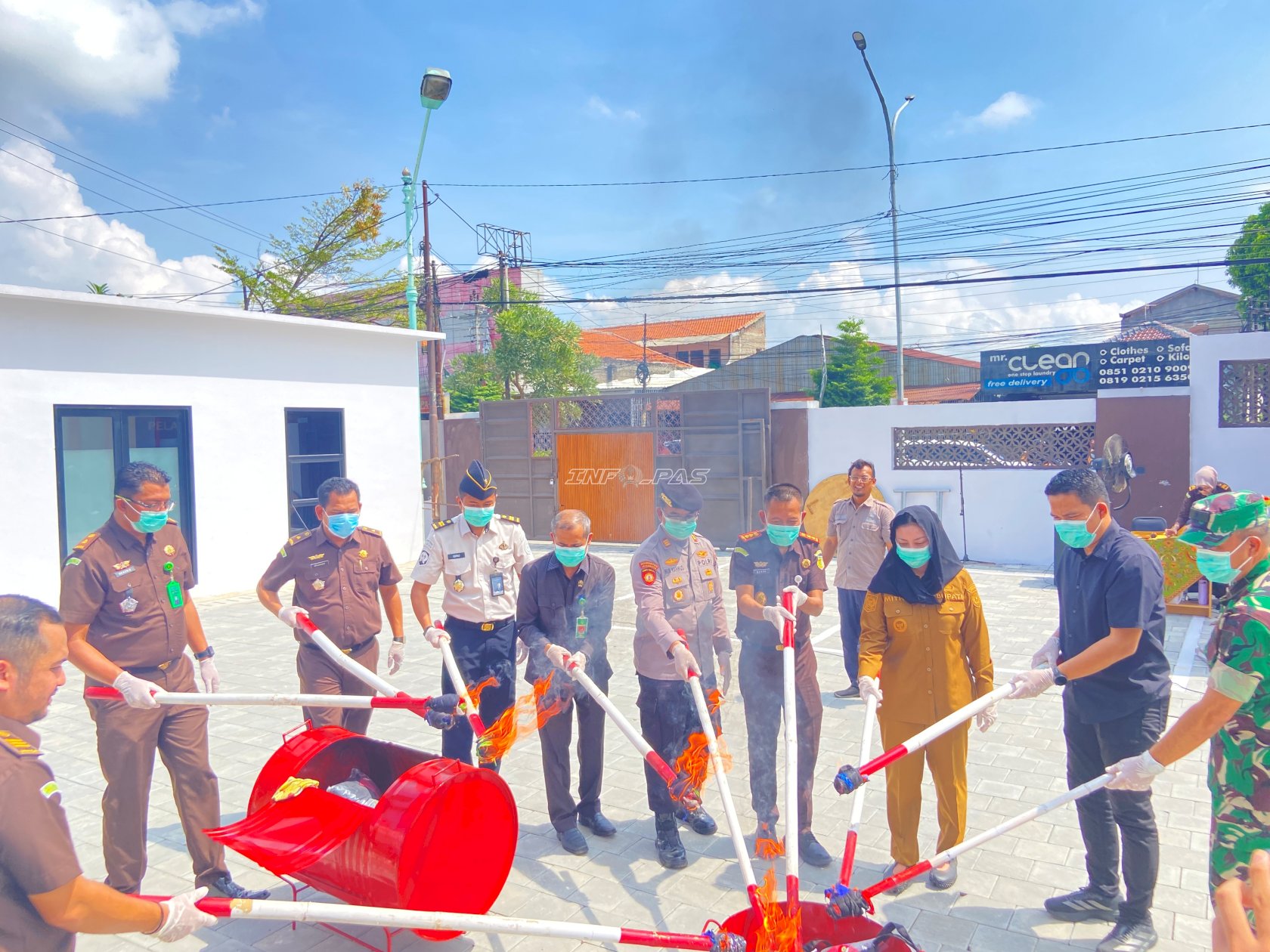 Lapas Brebes Hadiri Pemusnahan Barang Bukti Kejari, Perkuat Sinergi Penegakan Hukum