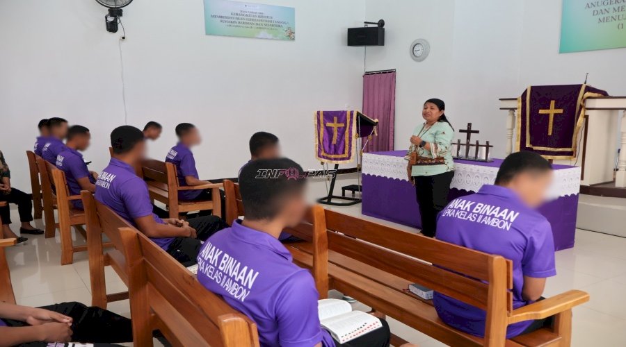 LPKA Ambon Dorong Perubahan Positif Anak Binaan lewat Penyuluhan Agama Kristen
