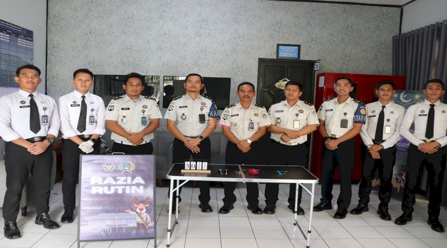 Lapas Tanjung Gencarkan Razia Cegah Peredaran Barang Terlarang
