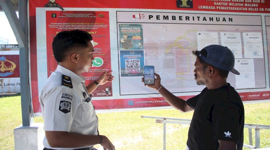 Permudah Layanan Publik, Lapas Piru Luncurkan SIMKA ELPIRU untuk Kunjungan dan Penitipan Barang