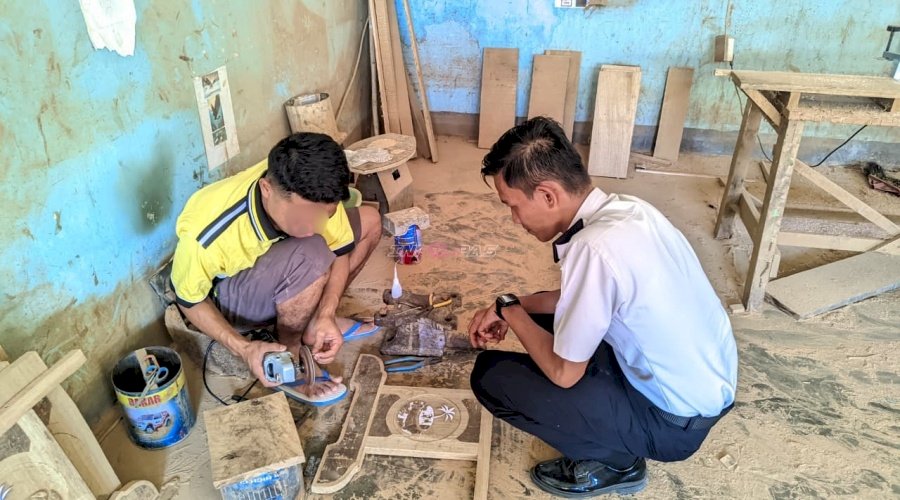 Lapas Tolitoli Siapkan Produk Karya Warga Binaan pada Bazar Hari Bakti Pemasyarakatan Ke-62