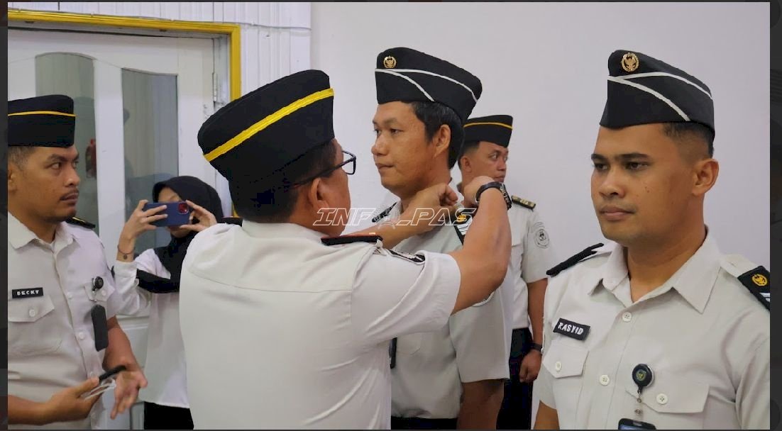 Kenaikan Pangkat 16 Pegawai, Kakanwil Ditjenpas Kalsel Tekankan Integritas dan Kinerja Optimal